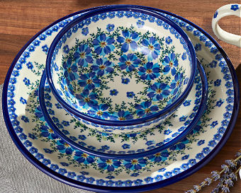 Blue Rose Polish Pottery | Shop By Pattern